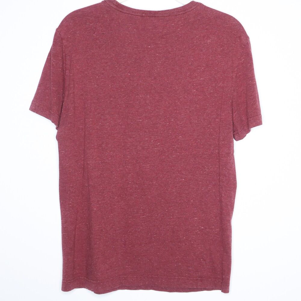 Banana Republic Mens T-Shirt Size XS Maroon Soft Wash Casual - Picture 2 of 6